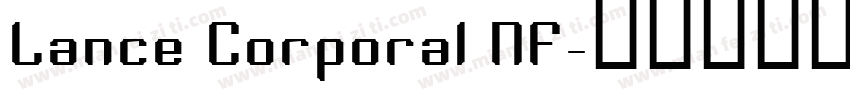 Lance Corporal NF字体转换